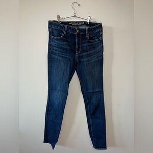 American Eagle High Rise Jegging Size 10 Long Super Stretch
